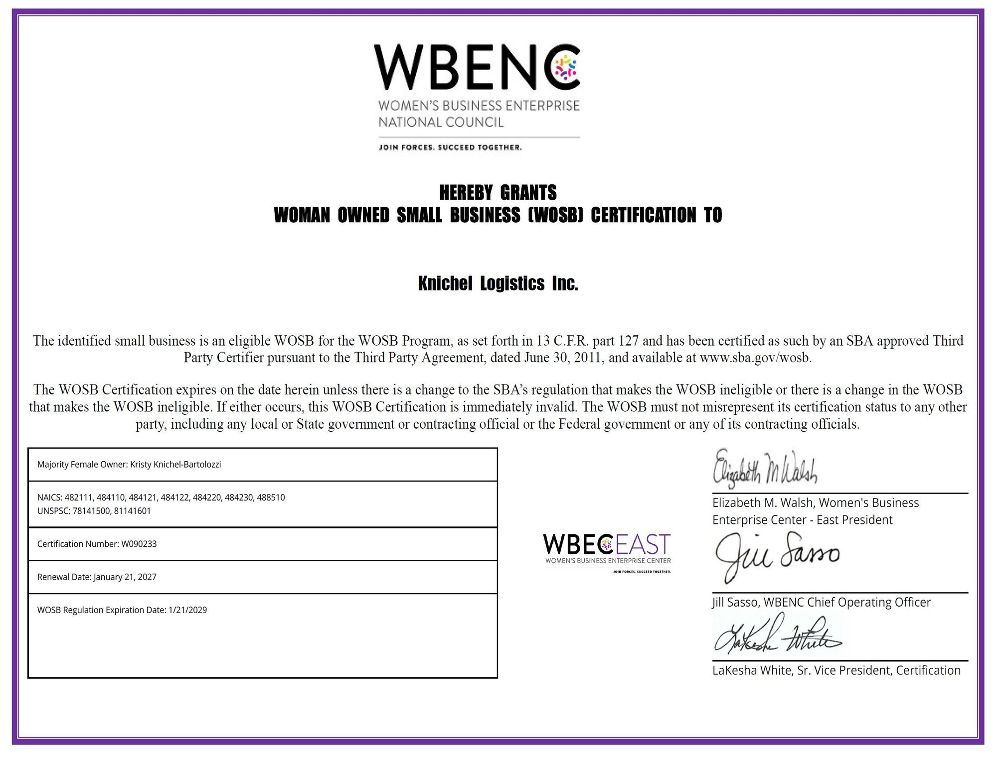 WOSB2027 WOSB2027