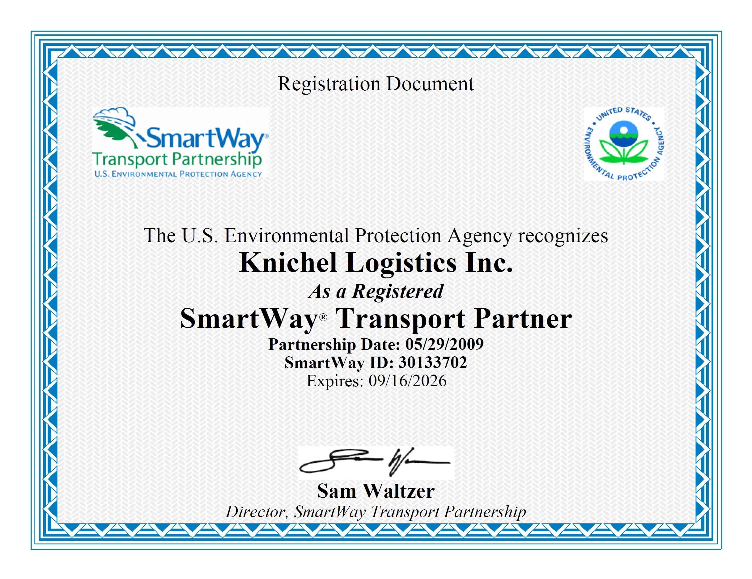 SmartWay Reg 2026